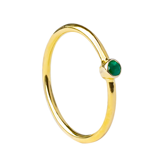 Anillo Piura con Esmeralda