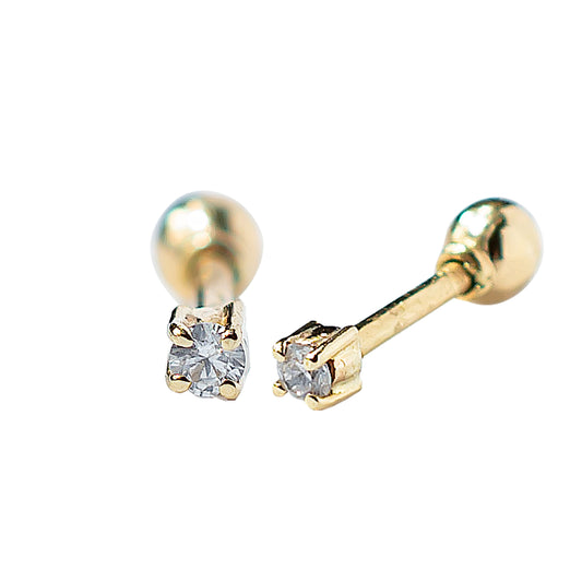 Piercing con diamante